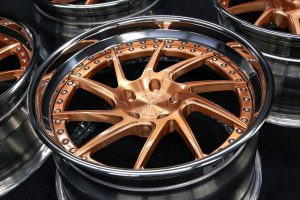 Invert H739 Rosegold Polished wheel